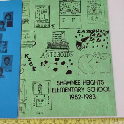 SHAWNEE HEIGHTS ELEMENTARY YEARBOOKS (1980-81 AND 1982-83)