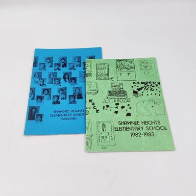 SHAWNEE HEIGHTS ELEMENTARY YEARBOOKS (1980-81 AND 1982-83)