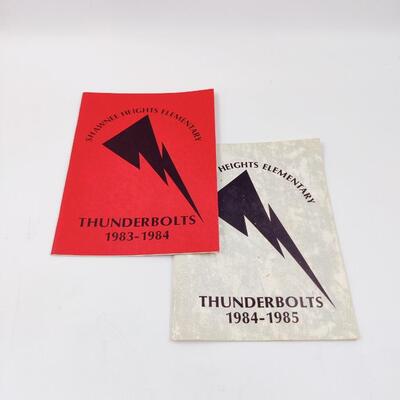 SHAWNEE HEIGHTS ELEMENTARY YEARBOOKS (1983-84 AND 1984-85)