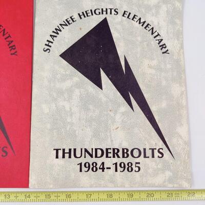SHAWNEE HEIGHTS ELEMENTARY YEARBOOKS (1983-84 AND 1984-85)