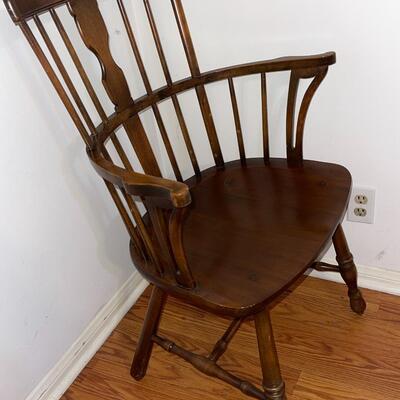 Lot 94 Vintage Wood Windsor Chair 36" tall x 23 x 16