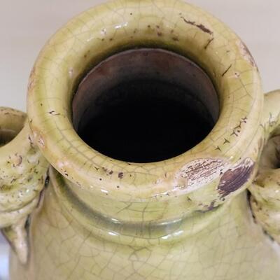Lot 97: Green Pottery Vessel