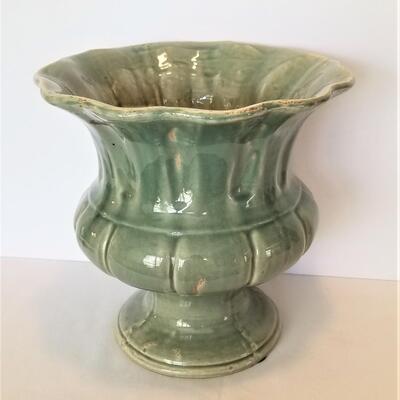 Lot #14 Decorative Glazed Urn/Planter