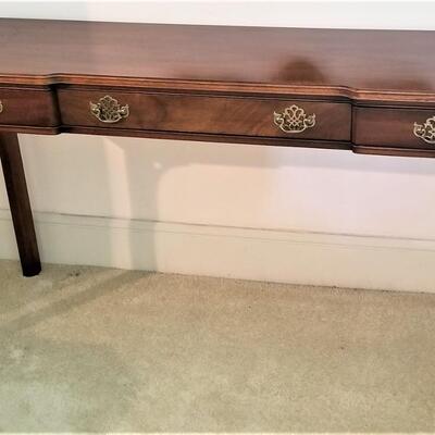 Lot #18  Lovely Vintage Console or Sofa Table - Hickory Furniture Co.