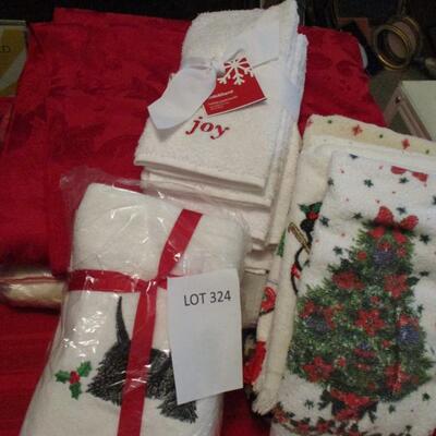 Christmas Towels/Tablecloth