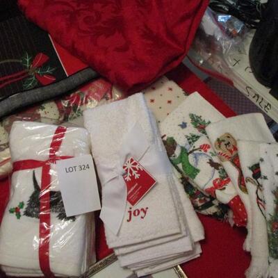 Christmas Towels/Tablecloth