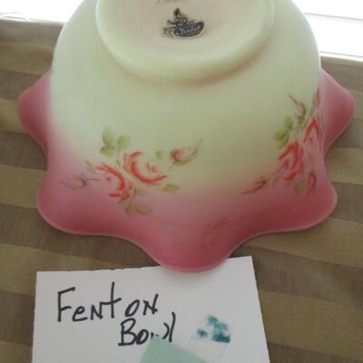 Fenton Burmese Bowl