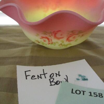 Fenton Burmese Bowl