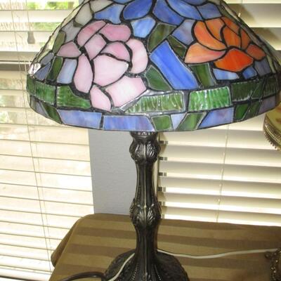 Tiffany Styled Stained Glass Lamp