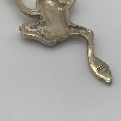 Silver 925 Frog Earrings