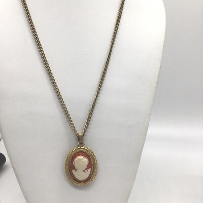 Vintage Pendant and Necklace
