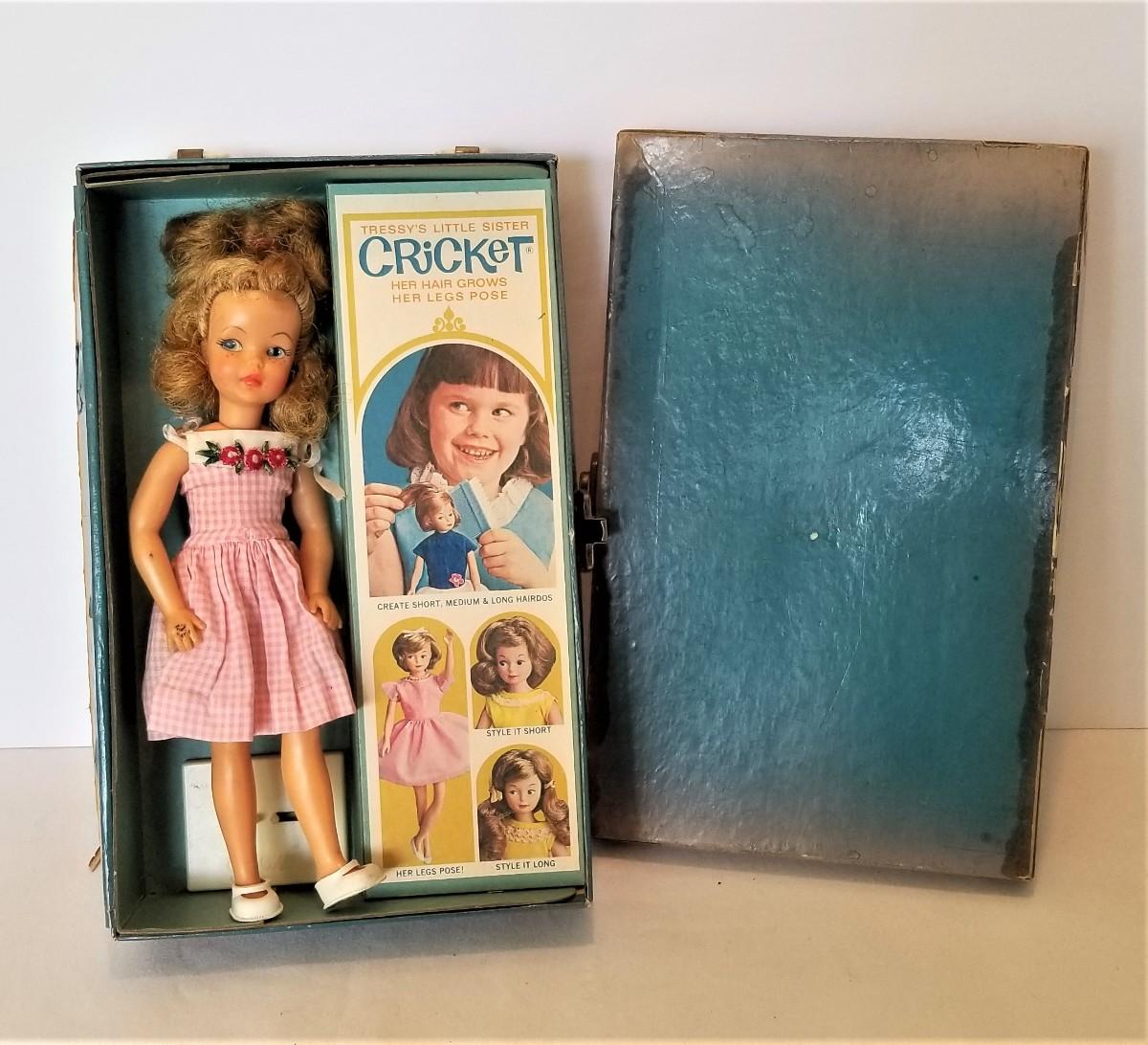 Lot 22 Vintage "Cricket" doll in original box