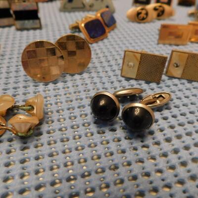 Vintage Cuff Link Collection ALL PAIRS FOR ONE BID! Cufflinks