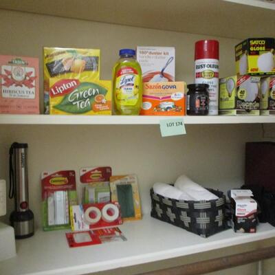 Various cleaning supplies etc