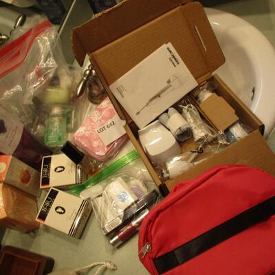 Ladie's cologne and toiletries