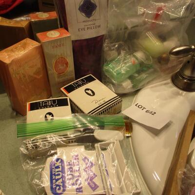 Ladie's cologne and toiletries