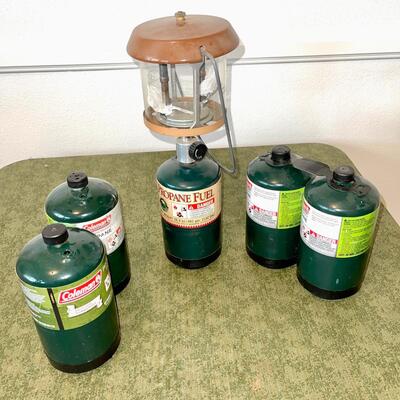 Lot 115 Century Propane Lantern / Lamp Camping Earthquake w/PROPANE CANISTERS