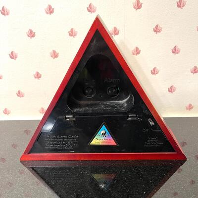 Lot 129 Zen Alarm Clock Type Pyramid Shape - C Batteries Required