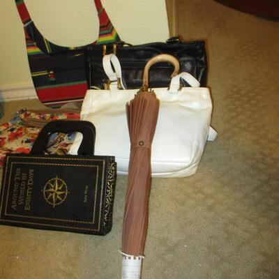 Vintage Umbrella & Handbags