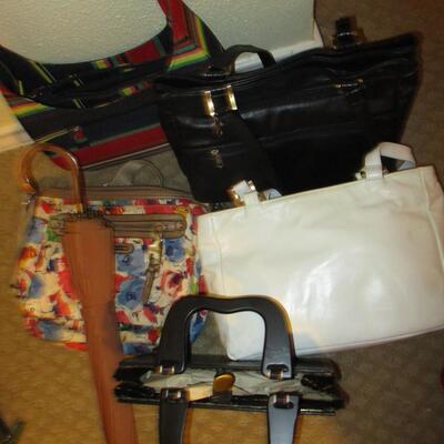 Vintage Umbrella & Handbags