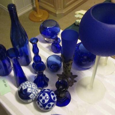 Blue Glass Collection