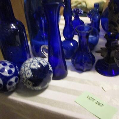 Blue Glass Collection