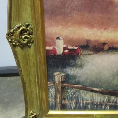 Framed Art "Summertime" By Artist Russel C. Graef