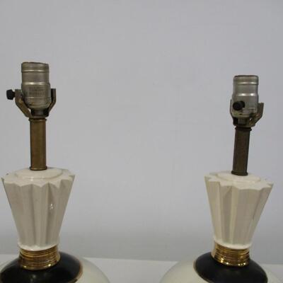 Pair Of Ceramic Table Lamps