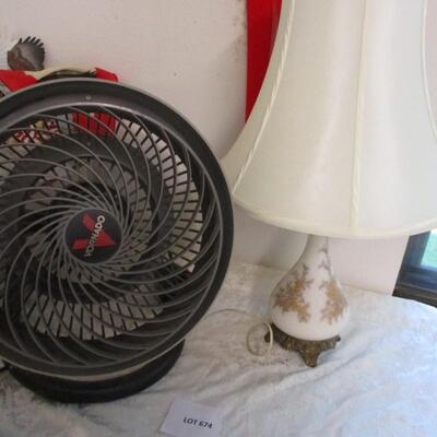 Lamp & Fan