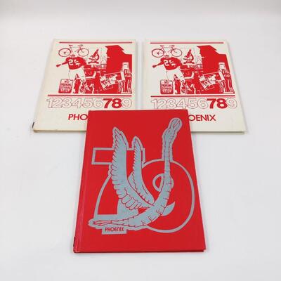 SHAWNEE HEIGHTS JR HIGH YEARBOOKS (1978, 1978 AND 1979)