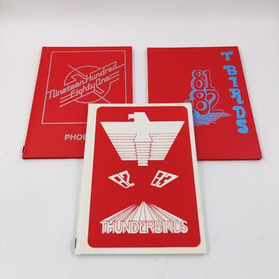 SHAWNEE HEIGHTS JR HIGH YEARBOOKS (1981, 1981-82 AND 1982-83)
