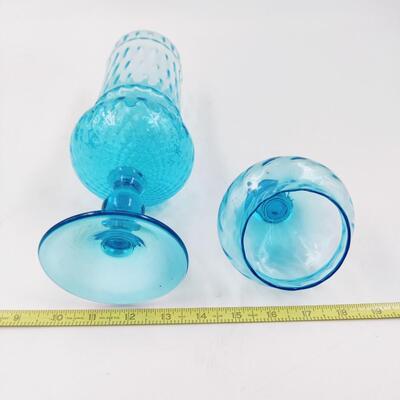 BEAUTIFUL BLUE MID-CENTURY EMPOLI APOTHECARY JAR