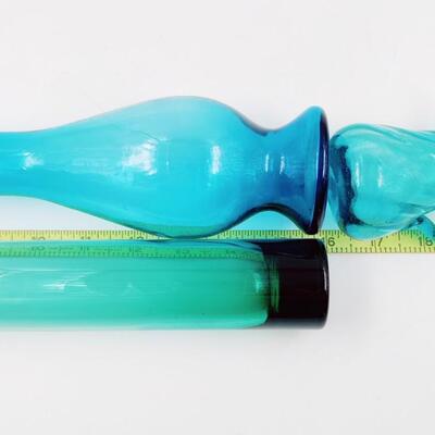 COOL BLUE VASE PITCHER LOT