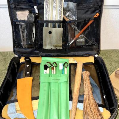 LOT 141  JAPANESE BONSAI GARDENING TOOLS MASAKUNI SET OF 5 PLUS OTHER TOP BRANDS