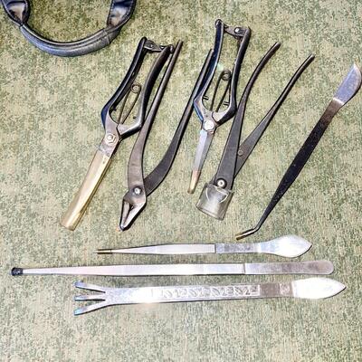 LOT 141  JAPANESE BONSAI GARDENING TOOLS MASAKUNI SET OF 5 PLUS OTHER TOP BRANDS