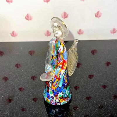 LOT 145  BELLEEK MURANO ST CLAIR WALL POCKET PAPERWEIGHT SACRED HEART JESUS