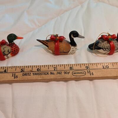 Set of 4 (I found another one later) Ensesco Duck Ornaments