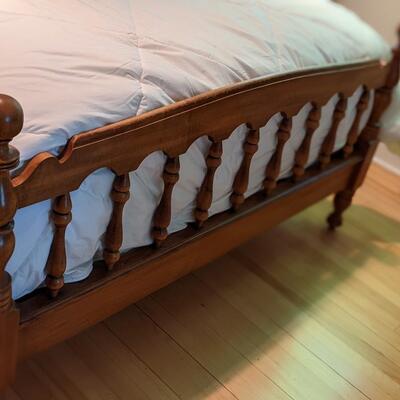 Wonderful Well Made Maple Double Bed (includes bedding and Mattresses)