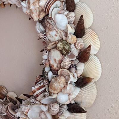 Incredible Shell Wreath, Stunning Craftsmanship!