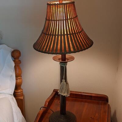 Bamboo Shade Table Lamp