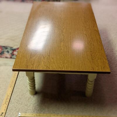 Great Coffee Table, Wood Bottom, Formica Top, Bring it!