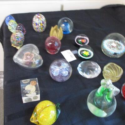 Collection of Paperweights