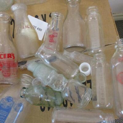 Borden's Milk Bottles and Others from Texas Dairy's