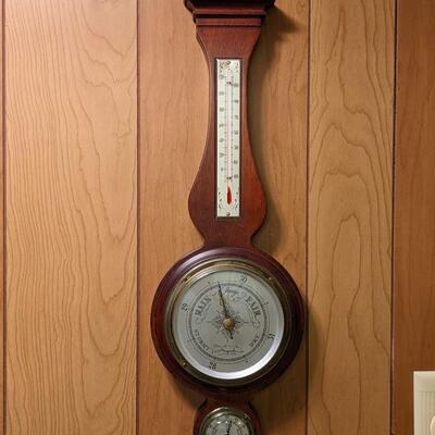Cool Vintage Mahogany Barometer