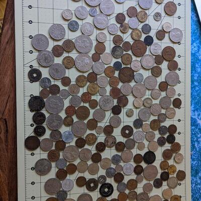 Very Large Lot of Mixed Foreign Coins, Examine Closely