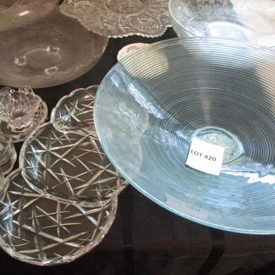 Assorted Glassware