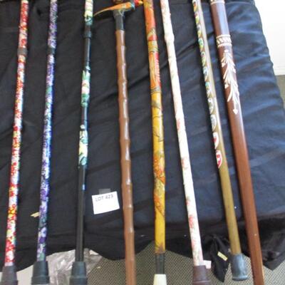 Various Decorative Canes