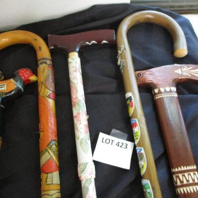 Various Decorative Canes