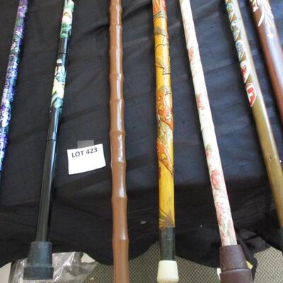 Various Decorative Canes