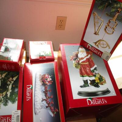 New Dillards Christmas Ornaments